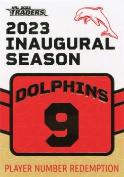 2023 NRL Traders Titanium - Dolphins Inaugural Redemption #D09 Jeremy Marshall-King Front